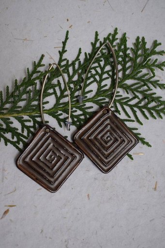 Cuat Diamond Ochre Earring