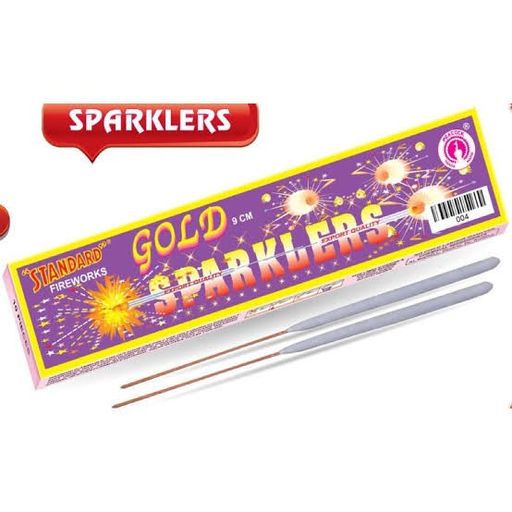 Standard Gold Sparklers 9 CM