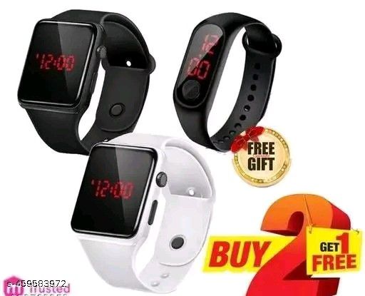 New Trendy Stylish Digital Band Watch For kids