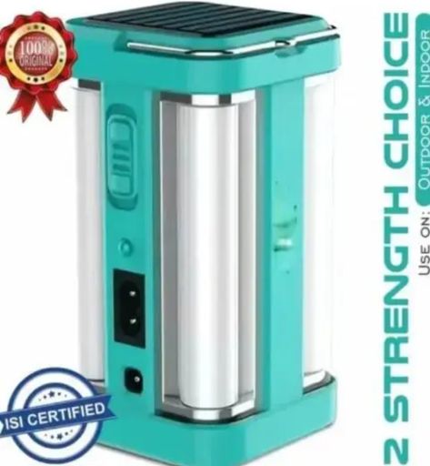 🔦 Powerful Rechargeable Emergency Light – Dual Tube, Solar & Electric Powered 💡