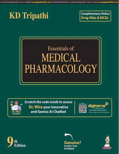 Essentials of Medical Pharmacology – K.D. Tripathi (9th Edition)