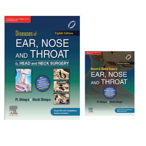 Diseases of Ear, Nose & Throat by Dhingra ( 8 Edition)