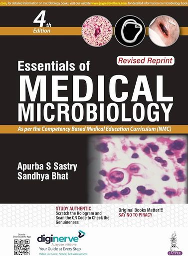 Essentials of Medical Microbiology by Apurba Sastry (4th Edition)