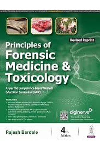 Textbook of Forensic Medicine & Toxicology – Bardale (4th Edition)