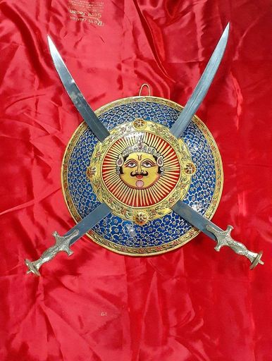 RAJPUTANA DECORATIVE DHAL TALWAR SET