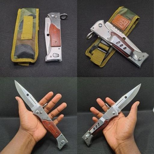 Automatic Switch Blade AK-47L CCCP Tactical Sheath Camouflage Big Knife