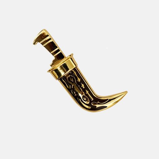 Black and Gold Taksali Kirpan