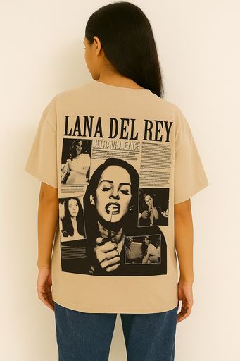 Lana Del Rey "Ultraviolence" Tribute Oversized T-Shirt