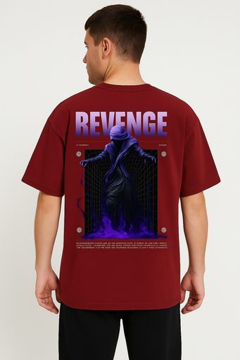 "Revenge Realm" Oversized Graphic Tee