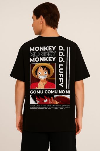 "Unisex Monkey D. Luffy Backprint Tee"