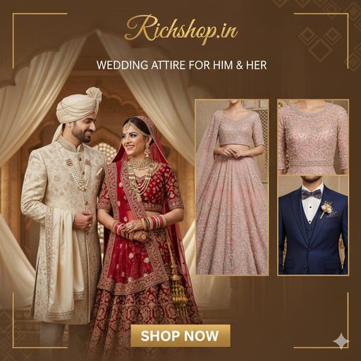 Men & Women Wedding Collection ( All India Delivery, Delivery time 1 to 5 days )