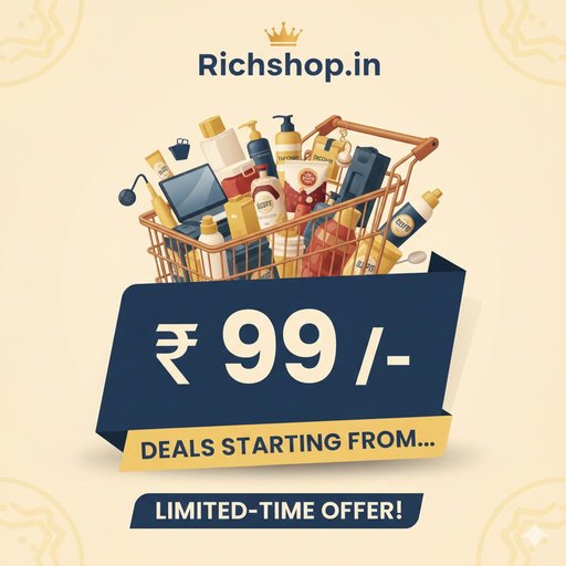 99 Rs Product ( All India Delivery, Delivery time 1 to 5 days ) 