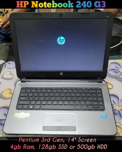 HP NOTEBOOK 240 G3 (Pentium 3rd/14")