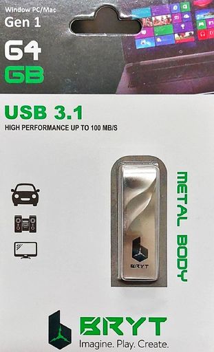 BRYT 64GB PENSRIVE USB 3.1