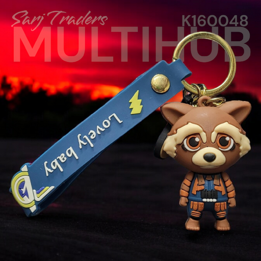 Jumbo Rubber Keychain 