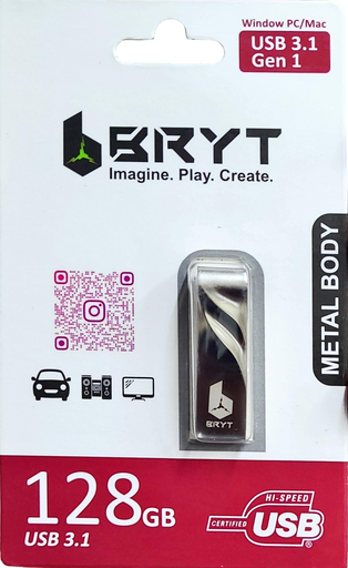 BRYT 128GB PENDRIVE USB 3.1
