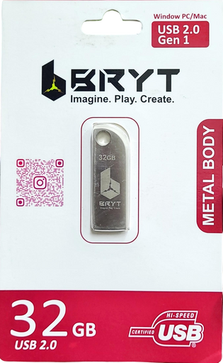 BRYT 32GB PENDRIVE USB 2.0