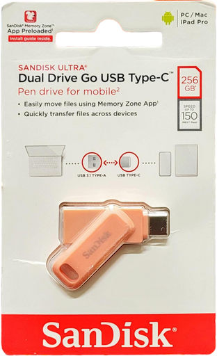 Sandisk 256gb TypeC OTG USB 3.1