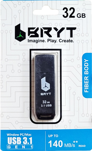 BRYT 32gb Pendrive USB 3.2 Fiber