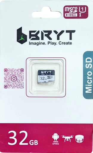 BRYT 32GB Micro SD Card Class10