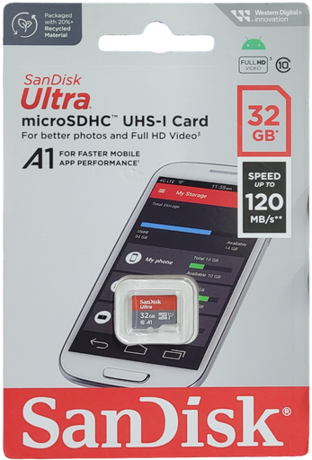 Sandisk 32gb Micro SD A1 Ultra