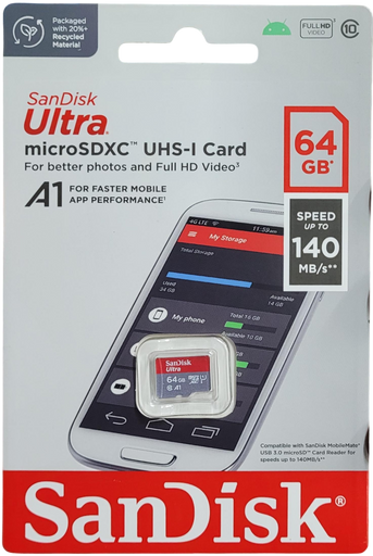 Sandisk 64gb Micro SD A1 Ultra