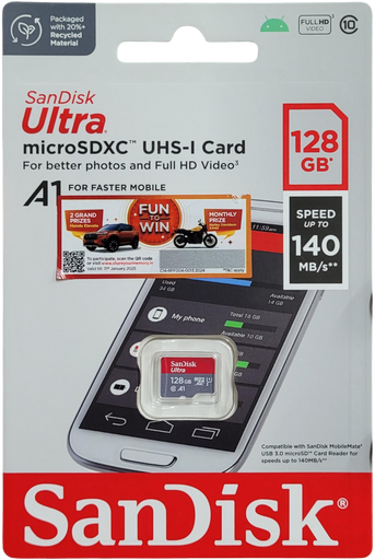 Sandisk 128gb Micro SD A1 Ultra 