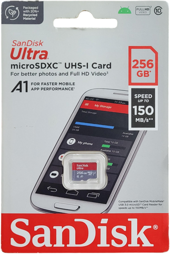 Sandisk 256gb anicro SD A1 Ultra