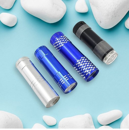 portable mini torch 9 led -1 pc