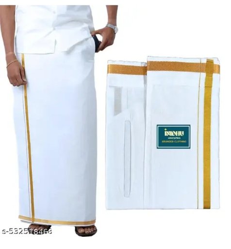 INIDHU Cotton Pocket Doti #