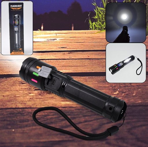 Fast Charging Flashlight Far & Near