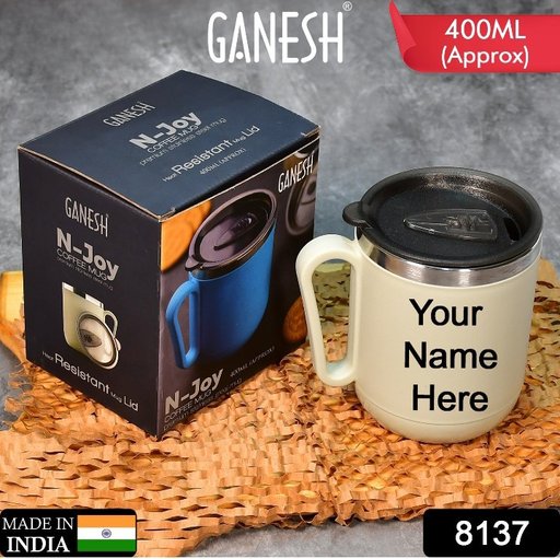 Stainless Steel mug with heat resistant lid