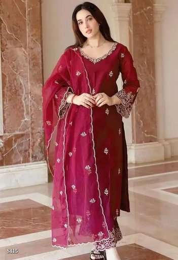Salwar Kameez with Matching Duppatta #r