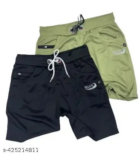 MAANUS Lycra Blend Shorts