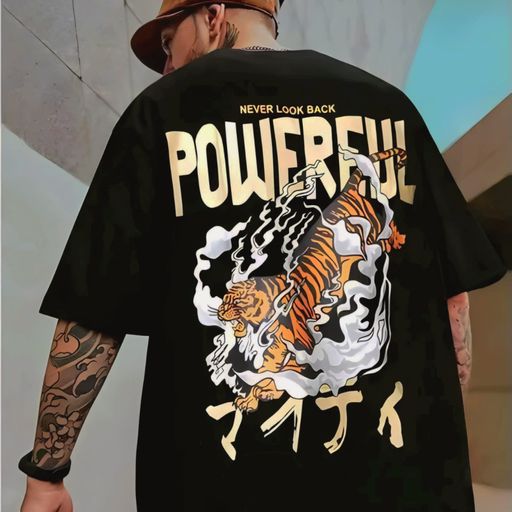 LitShop Premium's Oversized Tiger Tee – High quality design