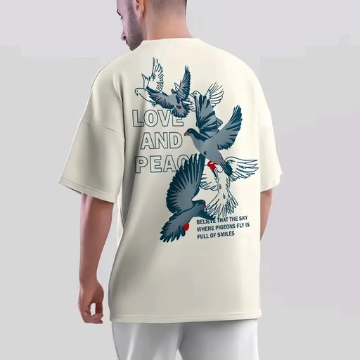 LitShop Exclusive Love & Peace Oversized Tee