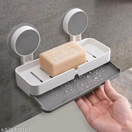 Self-Adhesive Soap Holder – No Drill Wall Mount (1 Pc)