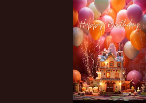 Happy Birthday Greeting card - 7119