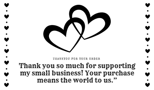 Thankyou cards for small business - 55611