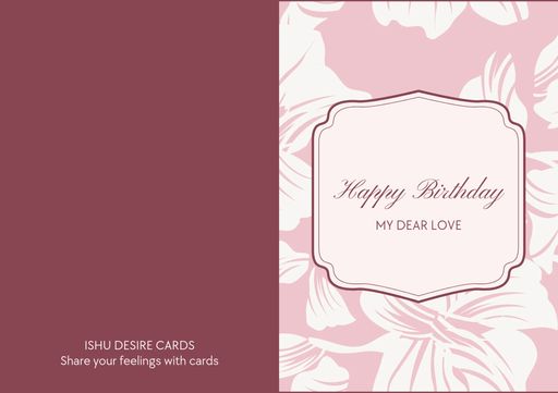 Happy Birthday Greeting card - 51107