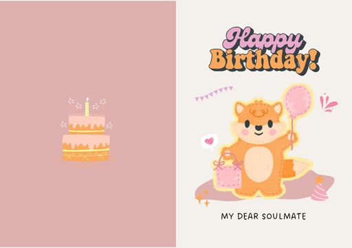 Happy birthday greeting card - 411