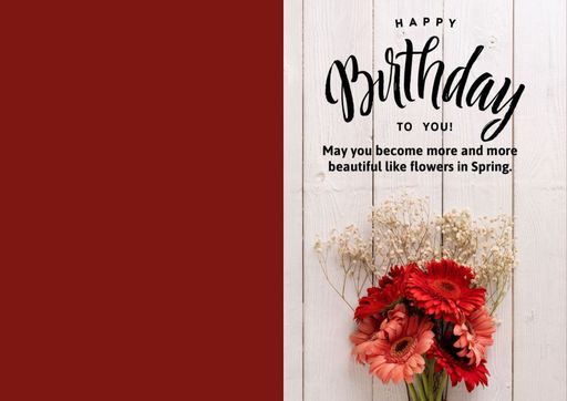 Happy Birthday Greeting card - 66666