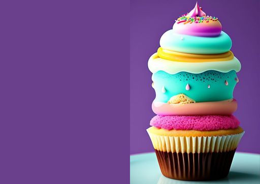cake theme Notecards pack of 10 cards with Ishu desire cards creations 