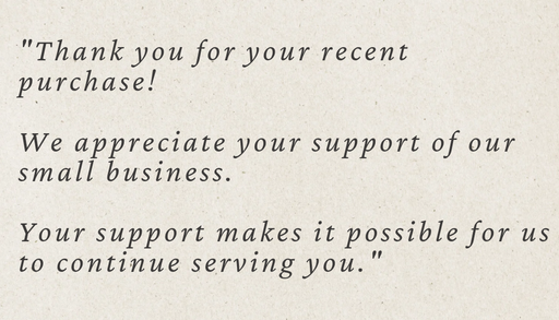 Thank you cards for small business owners at Ishu desire cards creations - card no 6681