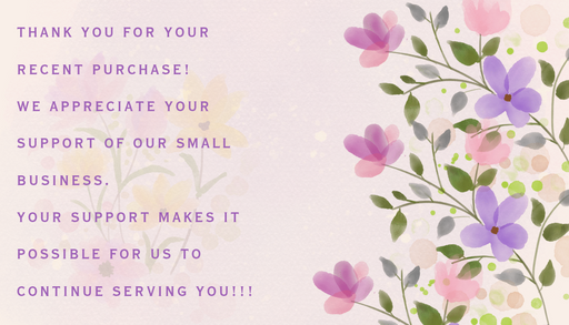 Thankyou cards for small business owners -card no 00911