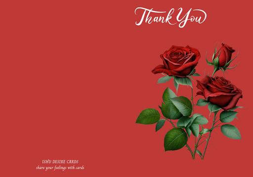 thankyou greeting card - card no 123141