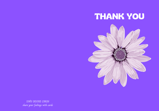 Thankyou greeting card - card no 881881