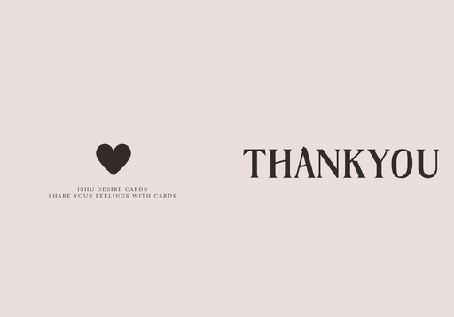 Thankyou greeting card - card no 881881