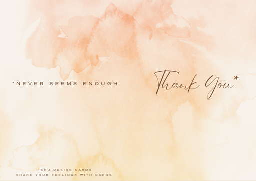 Thankyou greeting card - card no 581104