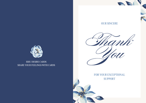 Thankyou greeting card - card no 0889901